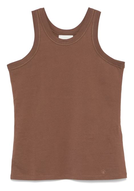 Brown Poso tank top Loulou studio - women LOULOU STUDIO | POSOWD